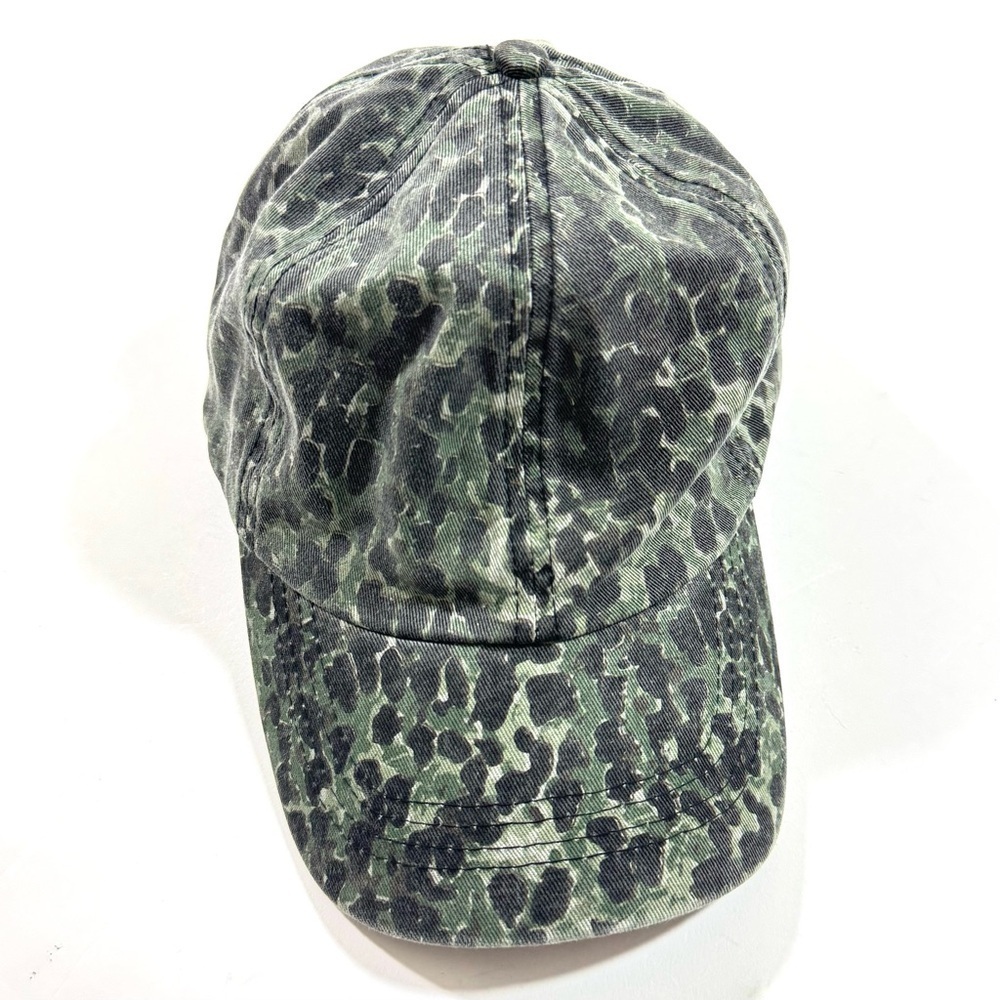 Anthropologie Leopard Print Baseball Cap Hat Adjustable